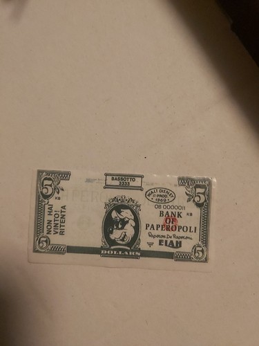 Walt disney elah 1969 bank - elah, of