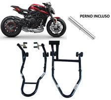 2 cavalletti alza moto posteriore mono braccio anteriore MV Agusta Dragster 800