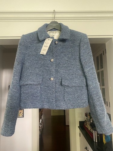 Giacca corta zara - zara, argento