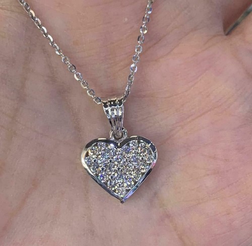 Ciondolo cuore diamante - , creato