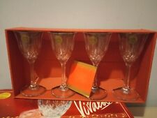 4 Calici Bicchieri Vivaldi da Liquore in cristallo al piombo 24% Capri Crystal