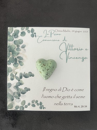 Bomboniera segnaposto cuore - segnaposto,
