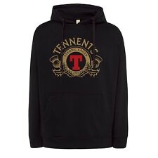 Felpa Nera Unisex Birra Tennent's con Cappuccio - Stampa Beer, Idea Regalo Uomo