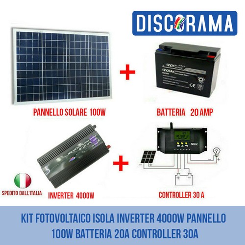 Kit fotovoltaico isola - kit,