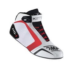 STIVALETTI SCARPE KART KARTING LEGGERO TOP BIANCO NERO OMP RACING  IC/815 KS-1
