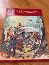 FIABE SONORE FABBRI EDITORI 1966 BIANCANEVE CON 45 GIRI VINILE ALLEGATO