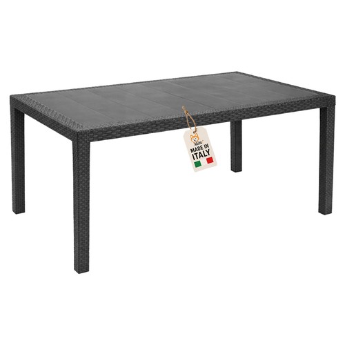 Tavolo rattan antracite - tavolo,