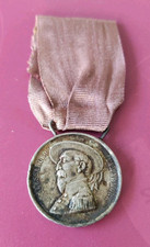 Medaglia Risorgimento1886. La Marmora.Bersaglieri. Argento.Vissuta.NastroVecchio