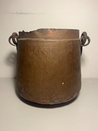 Pentola antica vintage rame - vintage, in