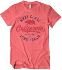 T-shirt West Coast California rosso-erica
