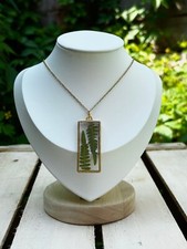 Collana artigianale con felce