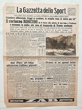 GAZZETTA DELLO SPORT 6 LUGLIO