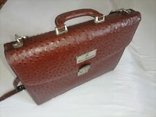 TONINO LAMBORGHINI ELEGANTE BORSA 24 ORE UOMO/PORTADOCUMENTI - PELLE DI STRUZZO