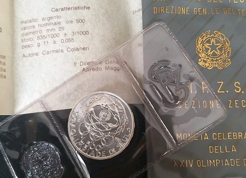 500 lire argento - lire, xxiv