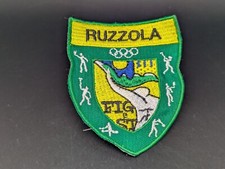 FIGEST RUZZOLA TOPPA RICAMATA PATCH CUCISIVO RICAMATO LOGO FREGIO STEMMA BADGE