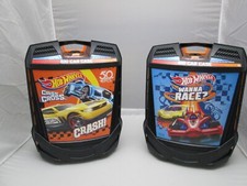 Lotto x 2 Hot Wheels 100 Valigetta Portaoggetti Auto con Manico Retrattile 2017-18