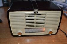  PHILIPS BX115U vecchia radio a valvole in bachelite ottima