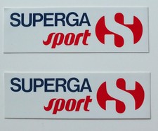 2 Adesivi Superga Sport Sticker Adesivo 