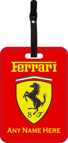 Ferrari etichetta bagaglio