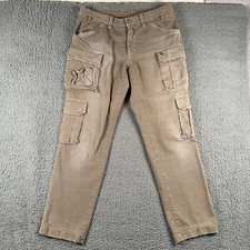 Pantalone cargo paracadutista militare Mason's uomo 52 (36 vestibilità) beige Made in Italy