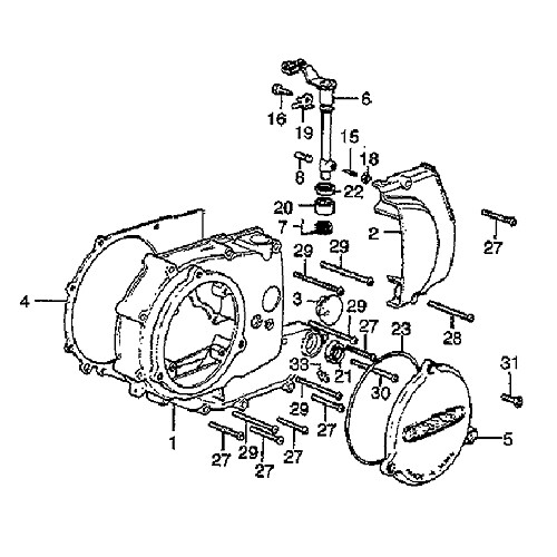 Honda 350 1976 1978 kit - k, 1976-1978