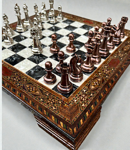 Set scacchiera mosaico - , di