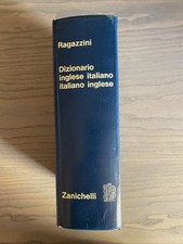 Dizionario inglese italiano italiano inglese ragazzini Zanichelli 1967