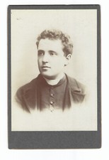 Fotografia inizio '900 CDV su cartoncino compositore musica sacra Lorenzo Perosi