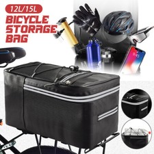 Borsa Ciclismo Sedile Posteriore Portaoggetti Bici Bicicletta MTB Borsa Sella Bagagliaio 12/15L