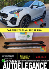 ?0841 PEDANE LATERALI ADATTE PER KIA SPORTAGE 15-19-CON PUNTINI LOOK SPORTIVO?