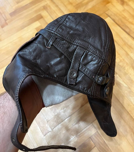 Vintage aviation helmet pilot - aviation,