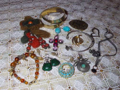 Lot bijoux vintage - lot,