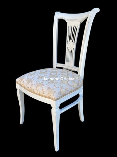 Sedia legno bianco shabby - in,