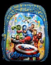 Zaino / zainetto scuola The Avenger 3D CON OLOGRAMMA DI HULK E CAPITAN AMERICA