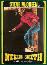 LOTTO 10 FOTOBUSTE ORIGINALI CINEMA NEVADA SMITH  STEVE McQUEEN  WESTERN CULT  