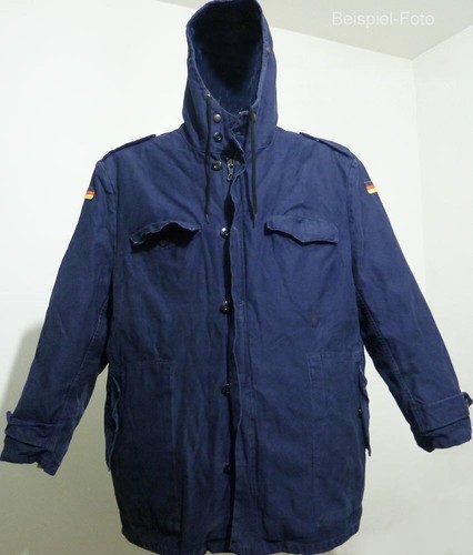Bundeswehr parka blu foderato
