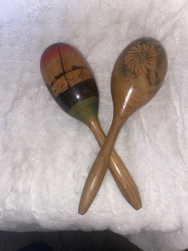 Lotto maracas in legno - di,
