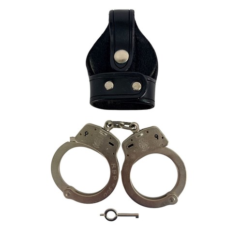 Portachiavi pelle polizia - e,