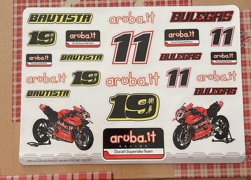 Ducati corse adesivi bautista - corse,