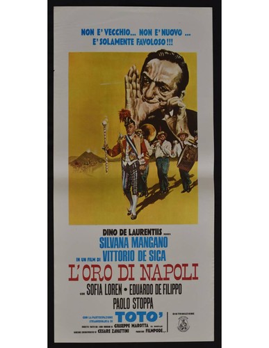 Locandina oro napoli - l'oro, di