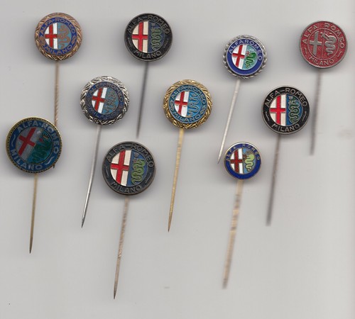 Vintage alfa romeo milano - romeo, pin