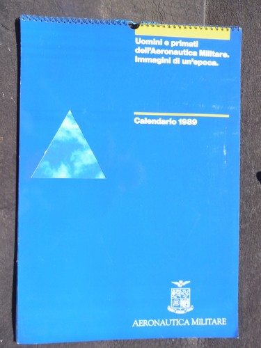 Calendario 1989 aeronautica - calendario,