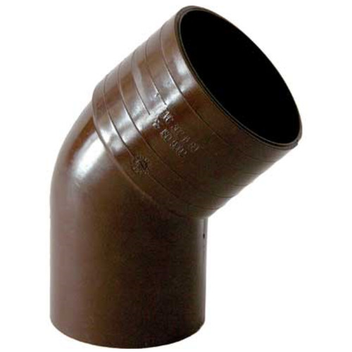 Gomito pvc plastica - gomito, 45°