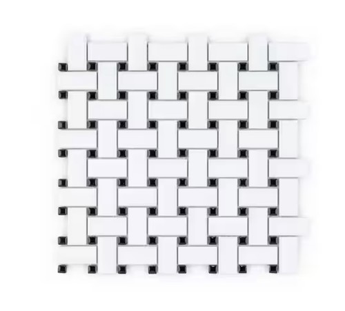 Platone basketweave bianco - platone,