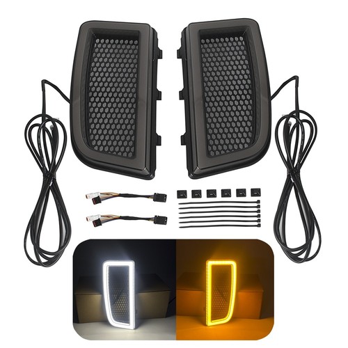 Carena led nera griglia - led,
