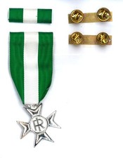 Medaglia e/o Nastrino Anzianità di Servizio 16 Anni Croce D'argento per Esercito