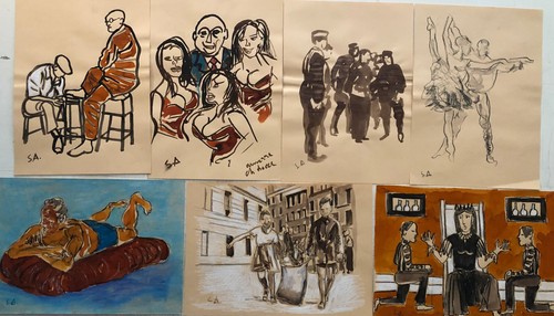 Vecchi disegni su - ,  