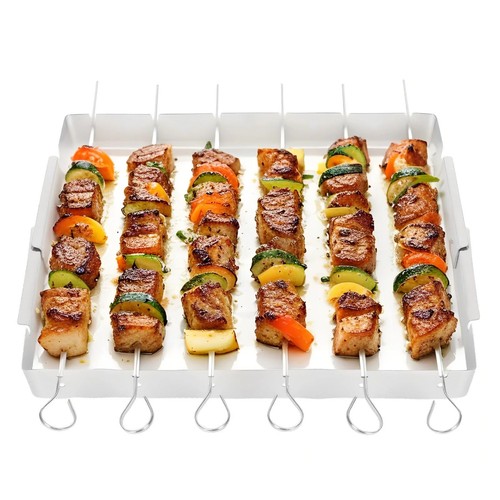 Stainless steel bbq shish - stainless,