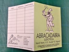 TESSERA LUDOTECA ABRACADABRA CASALECCHIO DI RENO PRESTITO GIOCHI