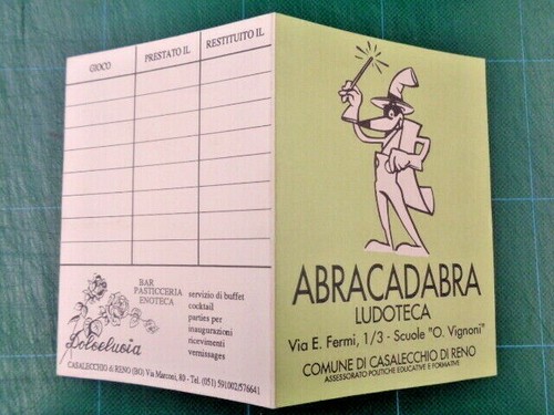 Tessera ludoteca abracadabra - tessera,